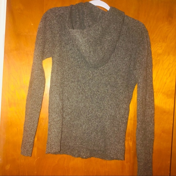 women patagonia brown wool hoody jacket size M - Picture 2 of 3